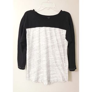 J. Crew Colorblock Football Tee